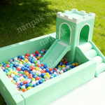 Playground Equipment Factory - Castle Set with Slide for Party Rental