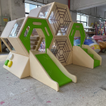 Playground Equipment Supplier - Honeycomb Bee Crawl Climb Soft Play