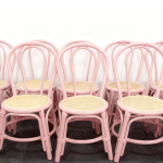 Dining Chair Manufacturer - Pastel Stackable Rattan Kids Chairs