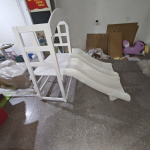 Playground Equipment Manufacturer - Double Slide 4-6ft Ball Pit Set