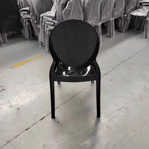 Ghost Chair Manufacturer - Black Acrylic Elegant Banquet Chairs