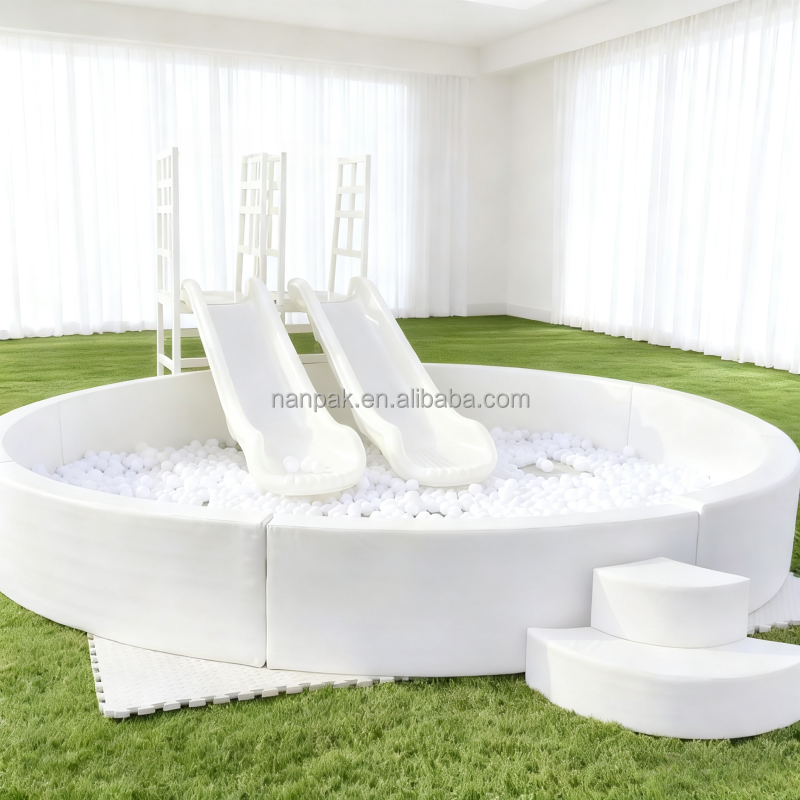 Ball Pit Manufacturer - 10ft 12ft Double Slides Balloon Pit