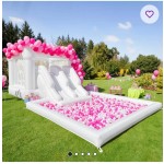 Bounce Castle Supplier - Commercial White Wedding PVC Ball Pool