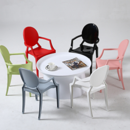 Chiavari Chair Factory - White Pink Clear Rattan Acrylic Chairs