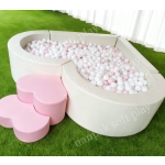 Ball Pit Supplier - Commercial Circular Soft Play Pit with Slide