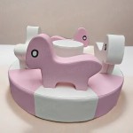 Carousel Ride Manufacturer - White Electric Motorized Merry Go Round