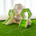 Playground Equipment Supplier - Honeycomb Bee Crawl Climb Soft Play