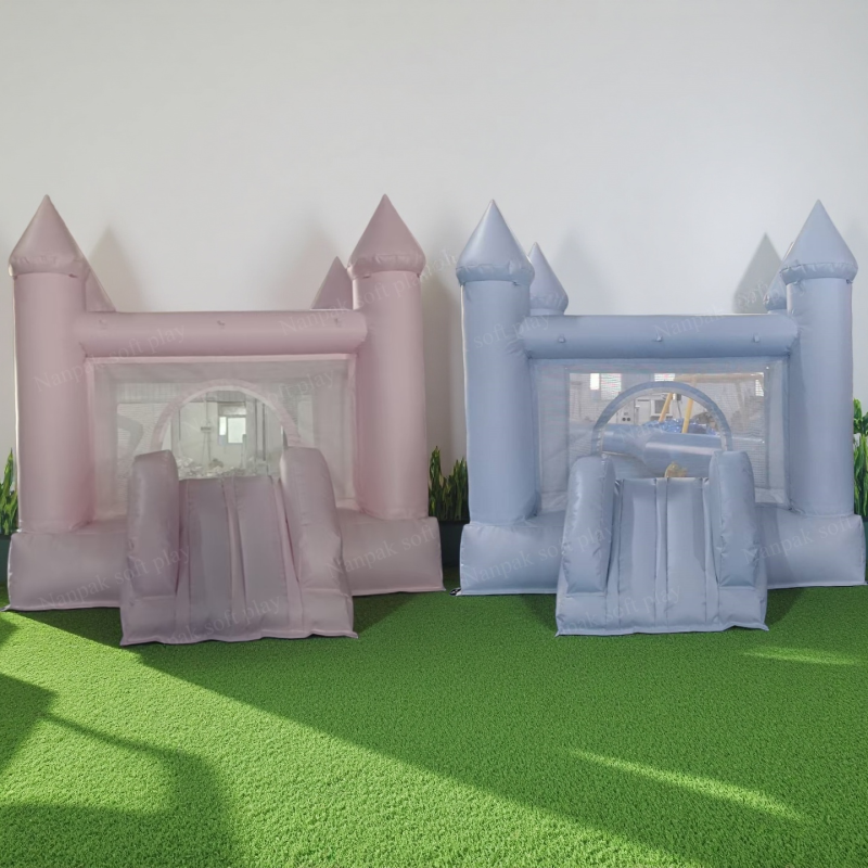 Inflatable Playground Manufacturer - Pastel Jumper with 6ft Slide