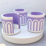 Carousel Ride Factory - Electric Coffee Cup Style Merry Go Round