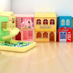 Role Play House Supplier - Slide Climb Bakery Fire Station Play