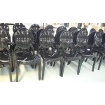 Ghost Chair Manufacturer - Black Acrylic Elegant Banquet Chairs