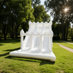 Bounce House Manufacturer - Triple Slide Castle Ball Pit House