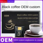 OEM Custom Black Coffee Instant Beverage Wild-Cultivated with Vitamin Active Ingredient Food-Grade Bottle-Packed