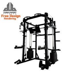 Smith Machine Supplier - Steel Squat Rack Free Weights Training
