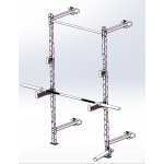 Wall Mounted Rack Factory - Professional Half Rack DZ050