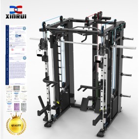Power Rack Factory - Professional All in 1 Combo Smith Machine