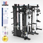 Power Rack Factory - Professional All in 1 Combo Smith Machine