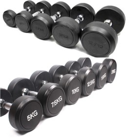 Rubber Dumbbell Factory - Commercial 2.5kg-50kg Bodybuilding