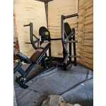 Bicep Curl Machine Supplier - Plate-Loaded Angled Grips