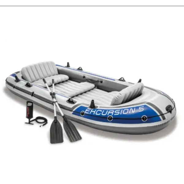 Water Boat Factory - Inflatable 5-person Kayak with Paddles