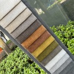 Chenille Fabric Factory - New Design Olive Green Upholstery