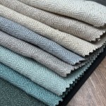 Linen Look Fabric Factory - 100% Polyester Faux Curtains