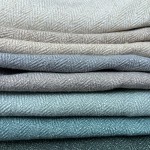 Linen Look Fabric Factory - 100% Polyester Faux Curtains