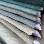 Linen Fabric Factory - Wholesale Grey Blue Curtain Roll