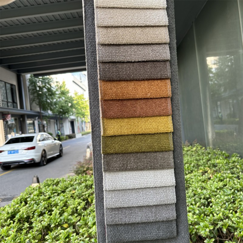 Chenille Fabric Factory - New Design Olive Green Upholstery