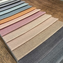 Home Textile Fabric Manufacturer - Durable Blue Apricot Color