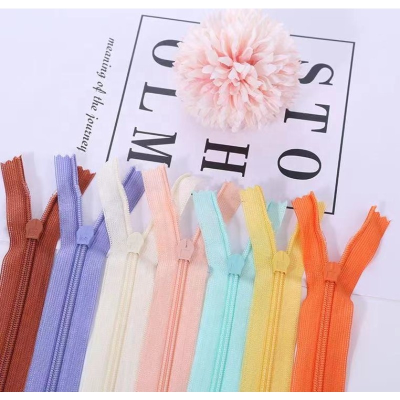 Nylon Zipper Factory - 3# Colorful Separable Invisible Zipper
