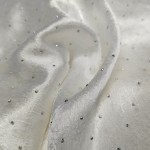 Crepe Fabric Supplier - Woven Polyester Satin Diamond Print