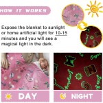 Flannel Blanket Factory - Luminous Glow Night Children's Blanket