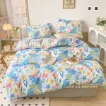 Quilt Set Manufacturer - 100% Polyester Bed Sheet 4 Piece Set