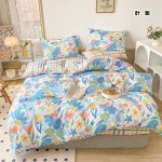 Duvet Set Factory - 100% Polyester Peach Bedding 4 Piece Set
