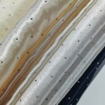 Crepe Fabric Supplier - Woven Polyester Satin Diamond Print