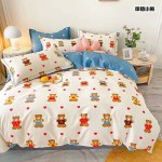Quilt Set Manufacturer - 100% Polyester Bed Sheet 4 Piece Set