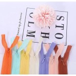 Nylon Zipper Factory - 3# Colorful Separable Invisible Zipper