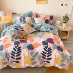 Duvet Set Factory - 100% Polyester Peach Bedding 4 Piece Set