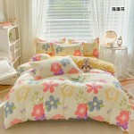 Quilt Set Manufacturer - 100% Polyester Bed Sheet 4 Piece Set