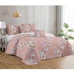 Bedspread Set Supplier - Solid Printed Hotel Home Quilt Coverlet