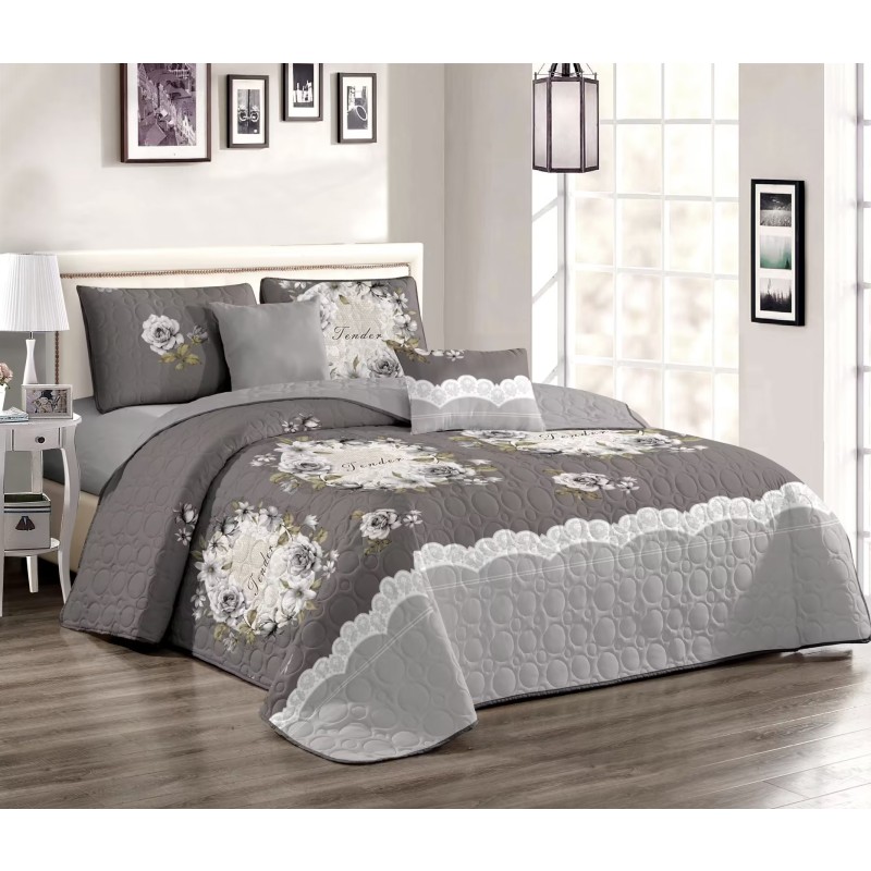 Hotel Bedding Set Factory - Luxury White Polyester Stripe