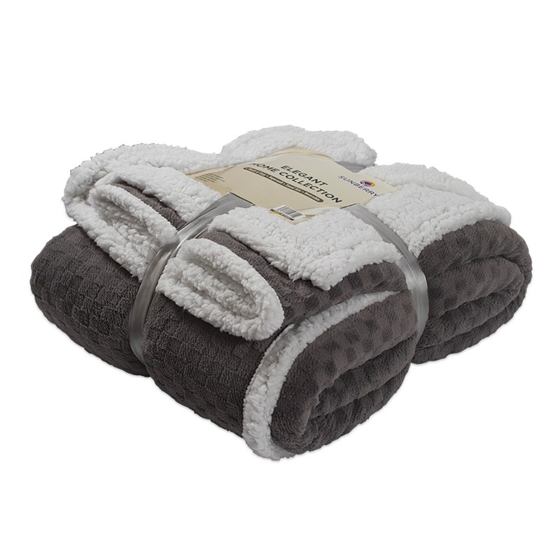 Bed Blankets Supplier - Fuzzy Soft Cozy Sherpa Winter