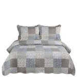 Quilted Bedspread Supplier - Ultrasonic Plain Cotton Filling