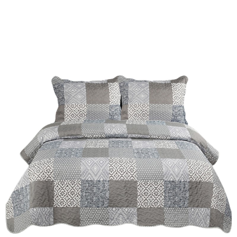 Quilted Bedspread Supplier - Ultrasonic Plain Cotton Filling