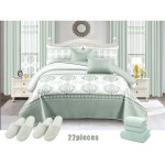 Quilt Set Supplier - New Design Cotton Printed 22pcs Set