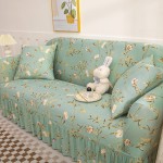 Stretch Sofa Cover Supplier - Wholesale Plant Leaves Printed