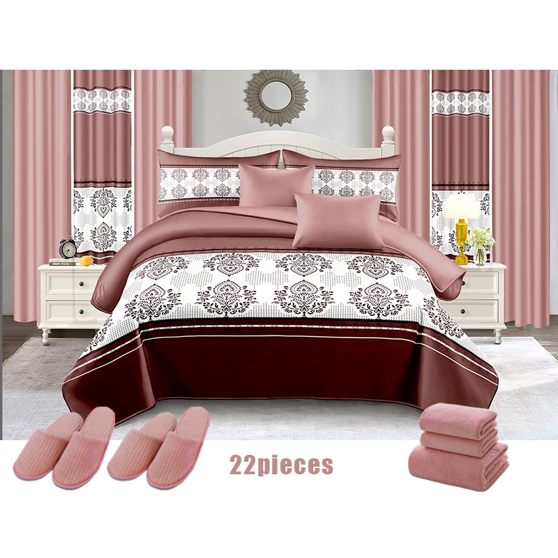 Quilt Set Supplier - New Design Cotton Printed 22pcs Set