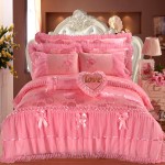 Duvet Cover Manufacturer - Wholesale Embroidered Lace Pink