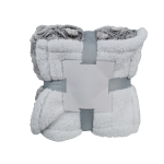 Sherpa Blanket Manufacturer - Embossed Flannel Cozy Purple